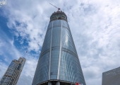 《海南中心建筑幕墙安装概况》